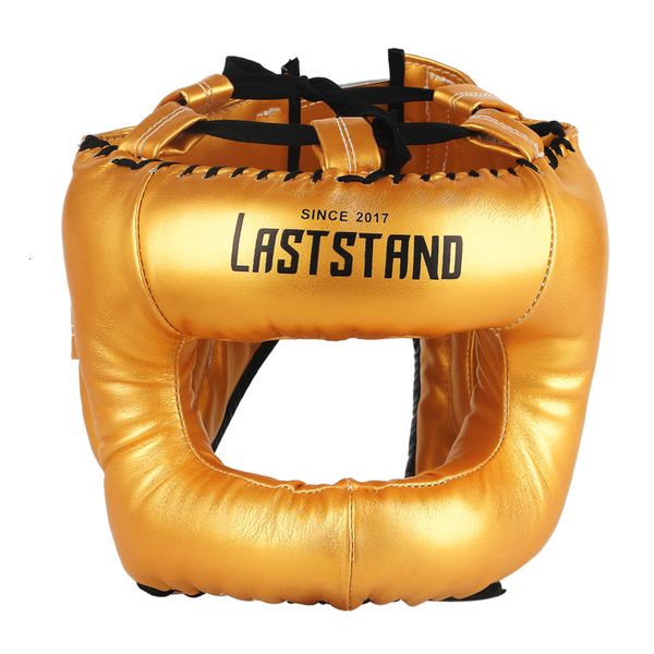 Caschi tattici Casco da boxe in pelle PU di qualità Protezioni per la testa Adulto Bambino Competizione professionale Copricapo MMA Muay Thai Kickboxing 230726