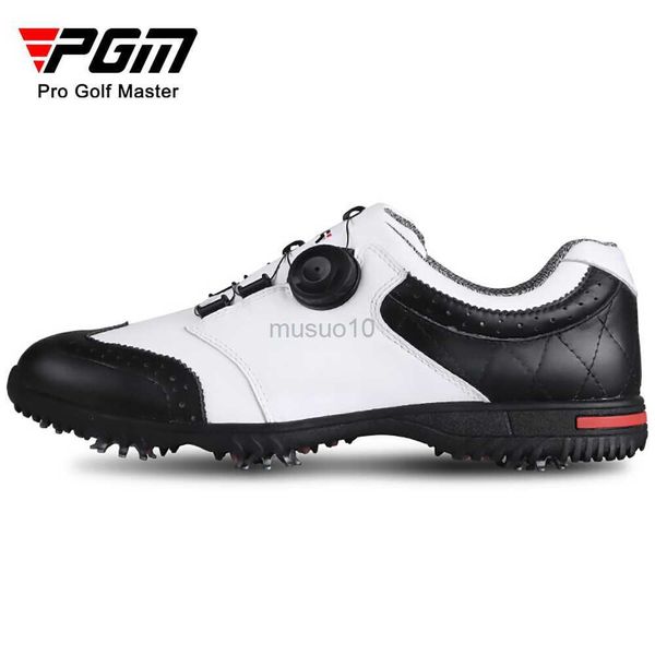 Altri prodotti per il golf PGM Scarpe da golf Sneakers da uomo Scarpe da golf Attività da uomo ds Scarpe da ginnastica in pizzo rotante in pelle morbida HKD230727