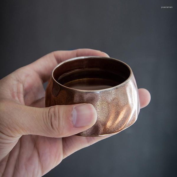 Чашки блюдцы крупный керамический молоток рисунок мастер чашка керамика ретро маленькая чая для чая рука