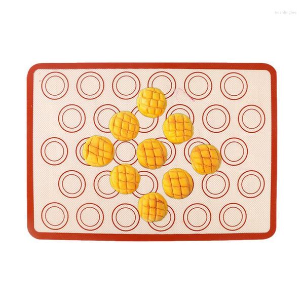 Esteiras de mesa Tapete de cozinha de silicone antiaderente Retângulo Rolar Folha de massa Amassar Assar Multiusos Ferramenta antiderrapante