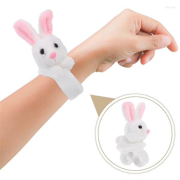 Braccialetti con ciondoli Bracciale farcito schiaffo Cinturino in peluche Bomboniere per animali per bambini Braccialetto natalizio per bambini Giocattoli di compleanno Bande Anno