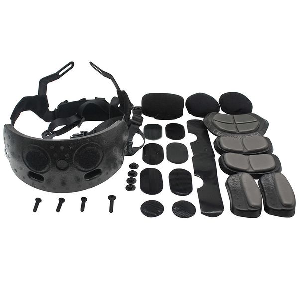 Caschi tattici ACH Occ Dial Liner Kit Sistema di casco regolabile Cinghia di sospensione interna per MICH FAST Airsoft 230726