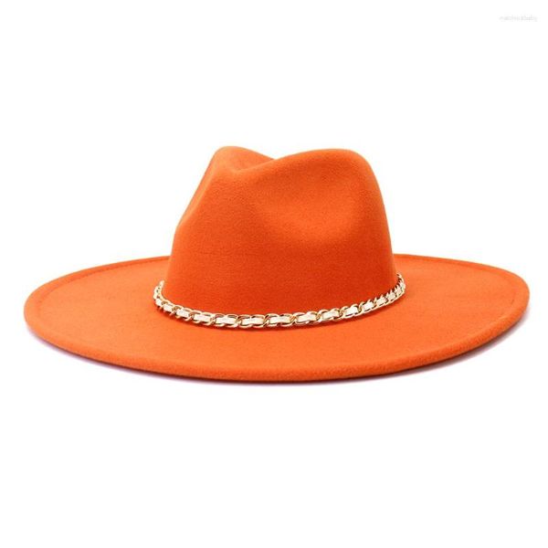 Boinas Designer Marca Plana Eave Straight Edge Jazz Hat Masculino E Feminino Grande Pêssego Coração Top Chain Boné De Lã Correio Gratuito