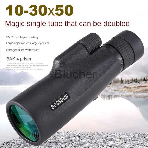 Telescópios 1030x50 Binóculos poderosos Bak4 PRISM Lente óptica FMC High Power Hunting Birdwatching Monocular Light Night Vision Telescópio X0727