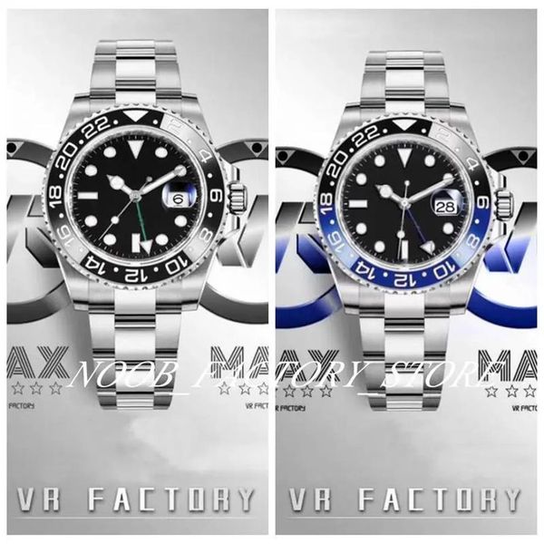 VRF Factory's Watch of Men 40MM Super 904L Steel Gift Christmas Automatic Cal 3186 Movement Black Blue Ceramic Bezel Super Lu236Q