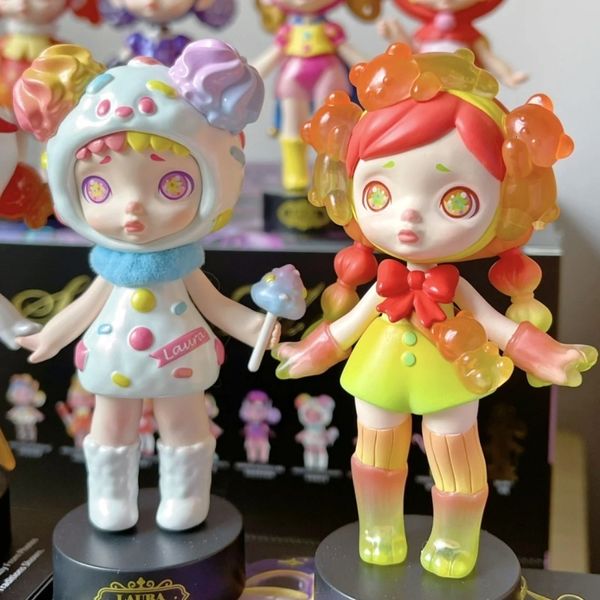 Слепая коробка Laura Sweet Monster Series Blind Box Model Подтверждение стиля милая аниме -фигура Подарок Сюрприз, Мистер, Caixa 230726