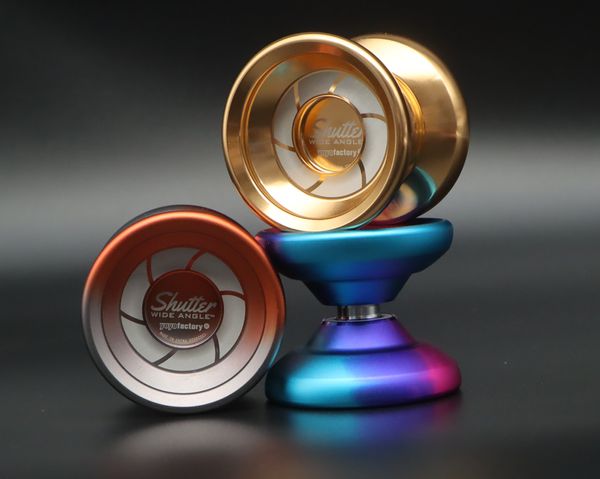 Yoyo YYF obturador YOYO Wide versão YOYO 1A Metal YOYO profissional yoyo presente de Natal para menino 230726