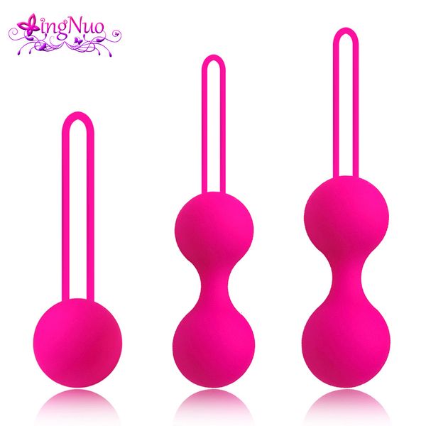 Vibratoren Perlen Vaginalball Sexspielzeug für Frauen Silikon Smart Geisha Kegel Ball Simulator Vagina Chinesischer Ben Wa Ball Straffungstrainer 230727