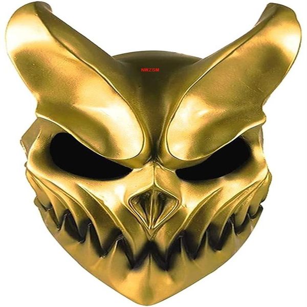 Máscaras de festa Halloween Cosplay Costume Slaughter To Prevail Mask Kid Of Darkness Demolidor Demônio Para Festival de Música Prop198x