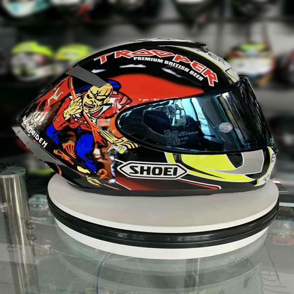 Shoei Full Face X14 93 marquez MOTEGI HIKMAN Capacete de motocicleta homem equitação carro motocross corrida capacete de moto-NOT-ORIGINAL-helme256V