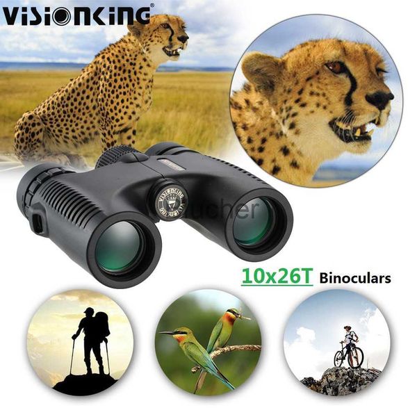 Teleskope Visionking 10X26 HD Fernglas Teleskop Wasserdicht Camping Jagd Kompakte Feldbrille BAK4 Spyglass Outdoor Sport Werkzeuge x0727