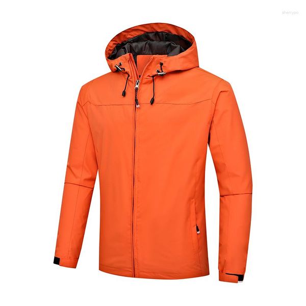 Herrenjacken Frühling Herbst Männliche Kleidung Winddicht Wandern Oberbekleidung Jacke Männer Wasserdichte Militärische Windjacke Mit Kapuze Lässiger Mantel Mode