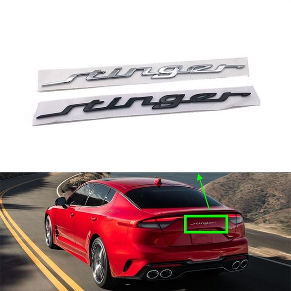 Für Kia Stinger GT 2018 2 0T Brief Logo Abzeichen Abzeichen Körper Hinten Stamm Aufkleber Dekoration Emblem 86311-J5100 86311J5100289b