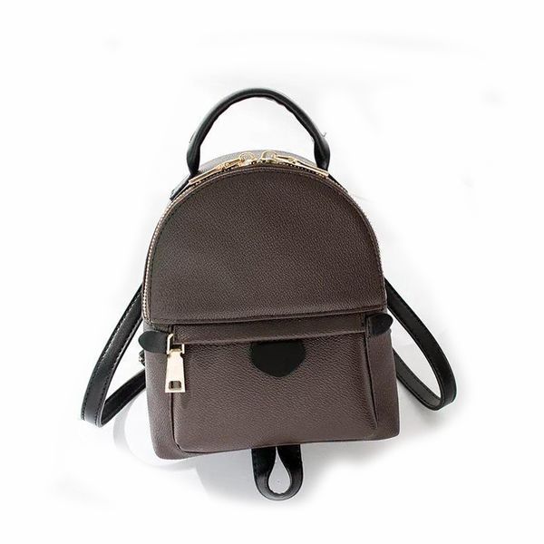 Designer Mochilas Estilo Moda Mulher Mini Mochila Luxo Bolsa Bolsa Clássico Marrom Antigo Flor Estilos