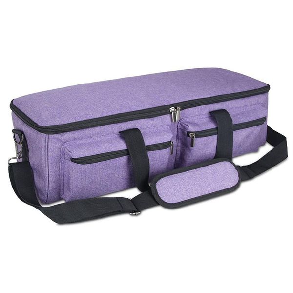 Bolsa de transporte compatível com Cricut Explore Air 2 bolsa de armazenamento compatível com Silhouette Cameo 3 e suprimentos roxo2181