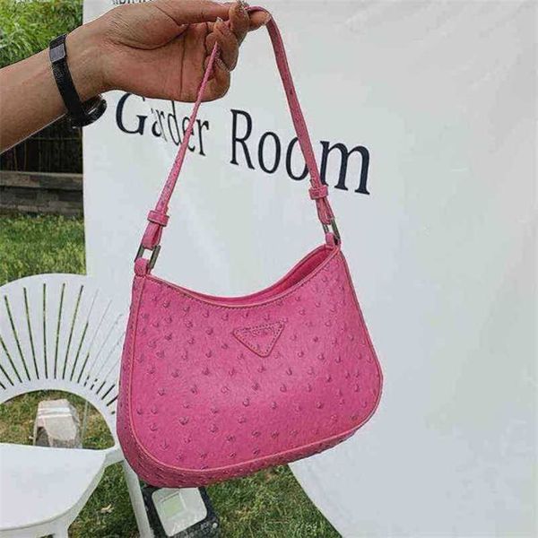 2023 New Top Design Luxury Bags alta qualità modello femminile di struzzo tendenza gnocchi di ascelle di celebrità online