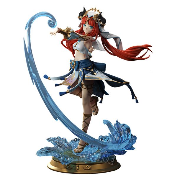 Figuras de brinquedo de ação 28 cm Genshin Impact Nilou Figura de anime MonaNahida Figura de ação Raiden ShogunNingguang Estatueta Modelo colecionável Brinquedos de boneca 230726