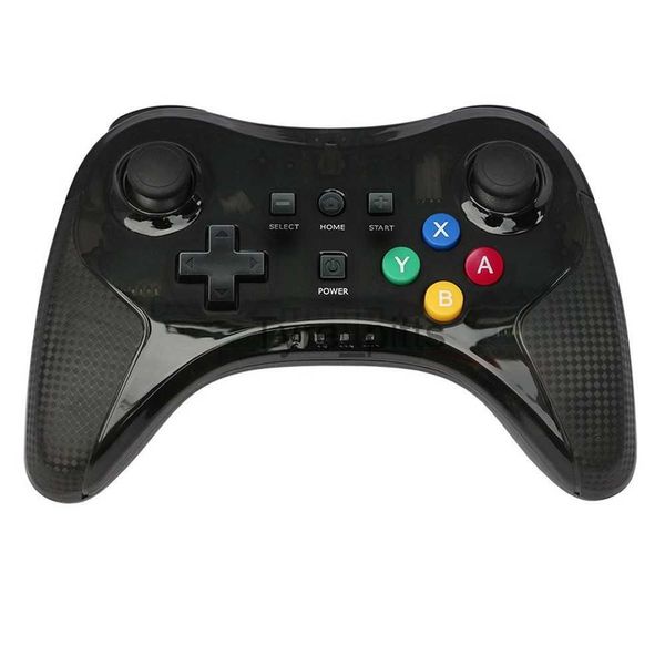 Controller di gioco Joystick WIIU Gamepad PRO Gamepad wireless per host WIIU Wireless BlueTooth con motivo antiscivolo e pulsanti colorati x0727