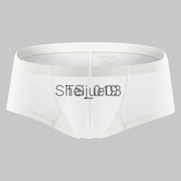 Calzoncillos Bragas Marca Hot New Fashion Mens Calzoncillos transpirables suaves Hombres Bragas Ropa interior de alta calidad Hombre Cómodo Calzoncillos boxer de seda de hielo x0726