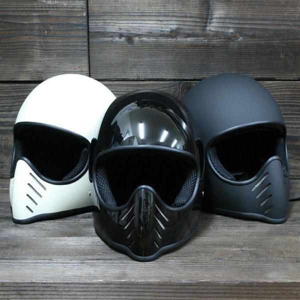 Casco moto FPR full Face Vintage per dirt bike Cafe racer casco cooldrop custom motocross ciclismo capacete chopper2894