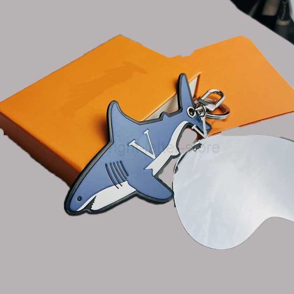 Anahtarlıklar kordonlar basit hayvan anahtarlık kadın erkekler moda anahtar zinciri tasarımcı kadınlar için anahtarlık tasarımcılar çanta cazibesi aksesuarları köpekbalığı anahtar yüzükleri