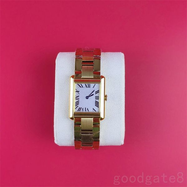 Quadrato montre homme designer vintage orologio da donna streep shopping grazioso orologio di lusso al quarzo grazioso quadrante bianco orologio da donna di alta qualità xb09 C23