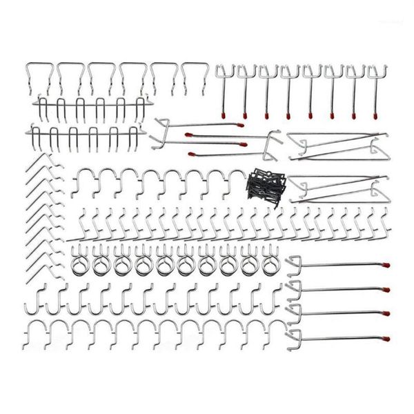 Ассортимент крючков Rails Pegboard - 102pcs Peg Hook Organization1225V