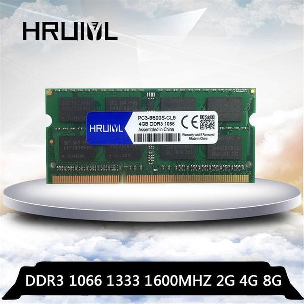 Hruiyl Ram 2GB 4GB 8GB DDR3 1066 1333 1600 1066 МГц 1333 МГц 1600 МГц DDR3L DDR3 4GB 4G 8G Память память Memoria SDRAM ноутбук1232M