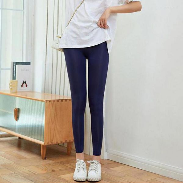Kadın Tayt L-3XL Kadınlar Yaz Kadın Pantolon Kırpılmış Pantolon İnce Sıradan Yoga Kalçası Asansörlük Bel Tuck Bayan Giysileri HW30