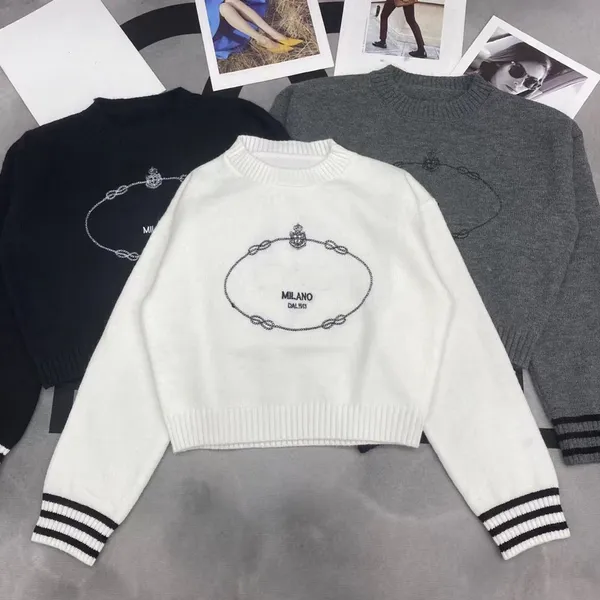 Sport Designer Womens Sweaters Homens Mulheres Carta Pulôver Suéter Malha Clássico Malhas Manter Quente Knit Top para Mulher 2024 Venda Quente