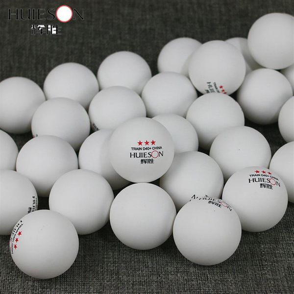 Huieson 100 Pcs 3-Star 40mm 2 8g Bolas de Tênis de Mesa Bolas de Ping Pong para Jogo Novo Material Plástico ABS Bolas de Treinamento de Mesa T19092228n