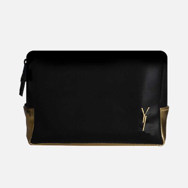 2023Ysls Borsa Black Gold Advanced Cosmetic Bag Borsa da viaggio Borsa da donna portatile Mini Borsa da donna impermeabile caitlin_fashion_bags