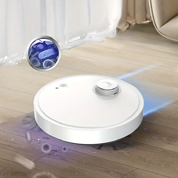 Robô de varredura inteligente: portátil, carregado por USB, anti-queda para evitar colisões - a melhor máquina de limpeza doméstica!