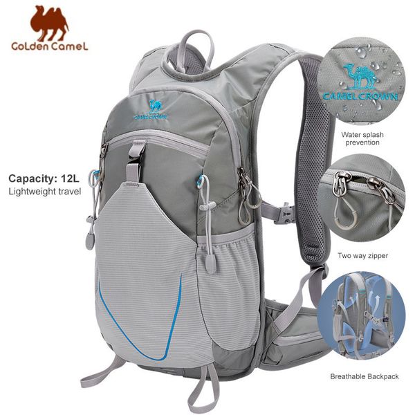 Borse da esterno GOLDEN CAMEL 12L Zaino da alpinismo Borsa da arrampicata ultraleggera impermeabile per uomo Zaini Campeggio Escursionismo Scuola di ciclismo 230726