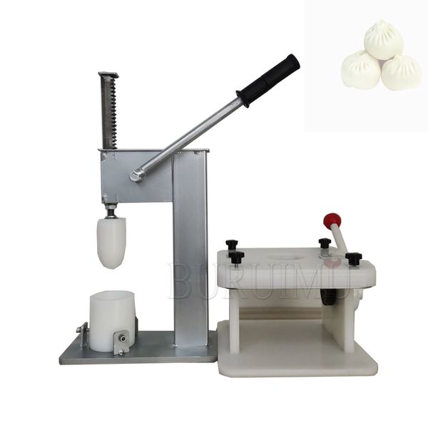 Panino al vapore manuale che forma macchina con piroscafo di carta Stampo Baozi Panino ripieno in acciaio inossidabile Presser Baozi Maker Strumenti per la pasta