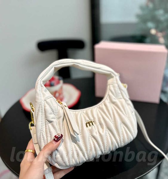 Modedesigner-Taschen Satin-Mini-Handtaschen UNDRARM Wander MiU HOBO Clutch Holding Handbar Umhängetasche Luxus Retro-Geldbörse Leder Bankett Reisehandtasche 103735
