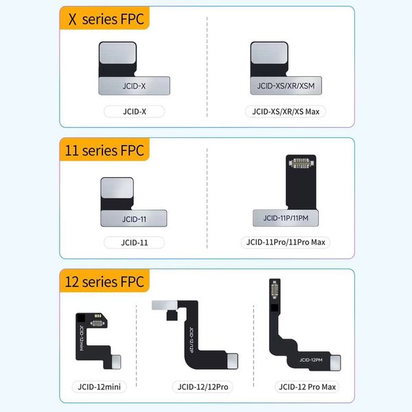 Nicht entfernbares Dot-Matrix-Flexkabel, verwendet mit V1SE/V1S Pro für iPhone X XR XS 11 12 13 14 PRO MAX Mini Face ID Repair