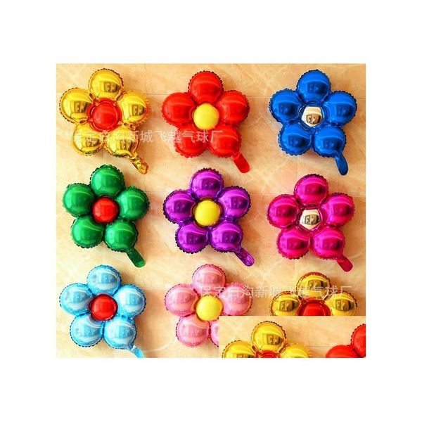 Decorazione per feste Casa 50 cm Cinque fiori Palloncini in alluminio Giocattoli adorabili Bomboniere e regali Compleanno per bambini Xb1 Drop Delivery Garde Dhkz2