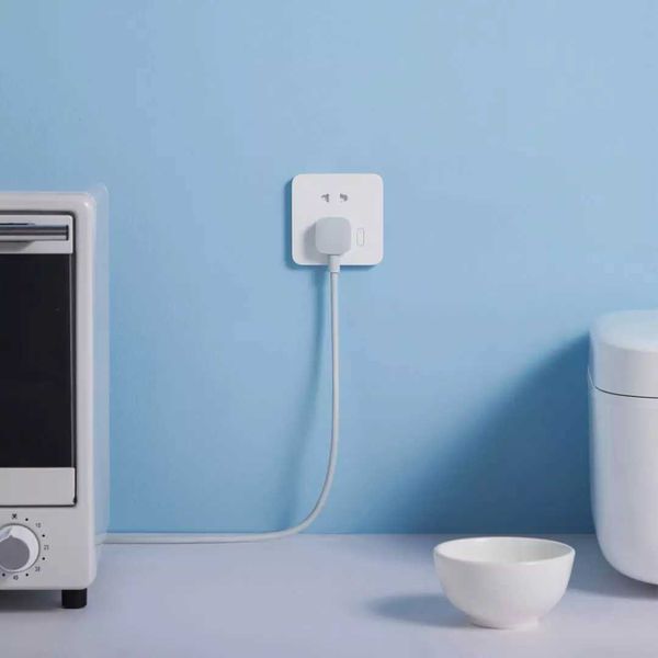 Smart Power Plugs Smart Wall Socket с выключателем 5-луночного источника питания Home Support Siaoai AI Classmate Mijia Обновление приложения удаленное управление HKD230727