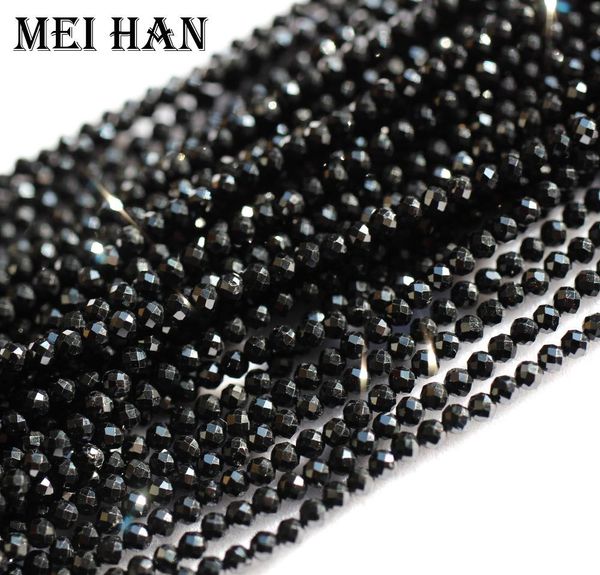 Armbänder Meihan Natürliche (10 Stränge/Set) 2mm Spinell Facettierte Runde Rocailles für Schmuckherstellung Desin Diy Armband Halskette