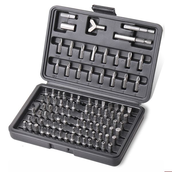 Conjunto de chaves de fenda 100 peças com chave de fenda à prova de violação Torq Torx hex estrela para reparo de eletrodomésticos 230727