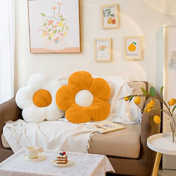 Cuscino/cuscino decorativo INS Flower Throw s ultra morbido peluche imbottito divano cuscino per sedia da ufficio cuscino da pavimento per camera da letto decorazione per la casa
