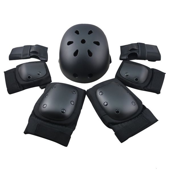 Bälle 6 Stück Pads Ellenbogen Handgelenk Knie Pad für Outdoor-Sport Schutz Kit Inline Racing Radfahren Skateboard S M L XL 400 g 230726