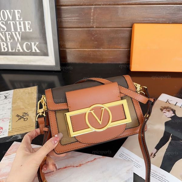 Messenger Metisn M44875 Eski Çiçek Çantası Vintage Orijinal Deri Kadın Tavalar Debriyaj Çantaları Omuz Erkek El Lüksler Tasarımcı Crossbody Behazlar Çantalar