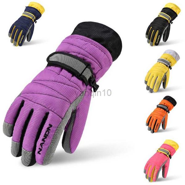 Лыжные перчатки лыжные перчатки сноубордные перчатки снегоходные мотоциклы езды на зимних перчатках ветроизотальные снежные перчатки.