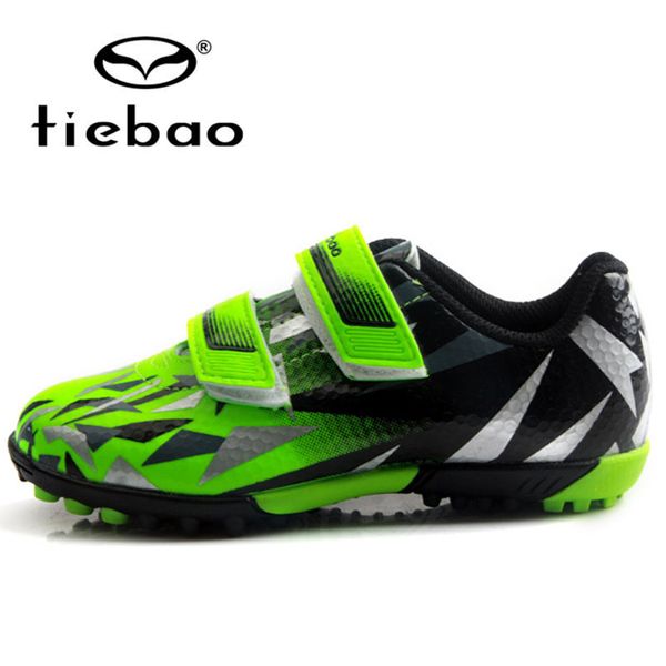 TIEBAO Jungen Fußballschuhe TF Turf Fußballschuhe Kinder Stollen Training Fußballschuhe Sport Turnschuhe Größe 25-32 Chuteira Futebol