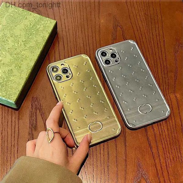 Случаи мобильного телефона Дизайнеры телефоны для iPhone Luxurys iPhone 13 Case Case Case Ultra Thin Loftuter Collecterated Solid Little Near Z230731