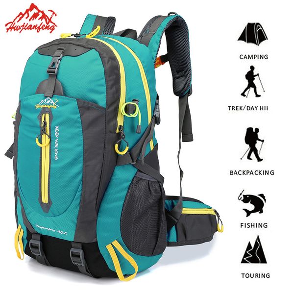 Ao ar livre dos homens tático mochila 40l impermeável caminhadas saco ciclismo escalada mochila portátil viagem esportes 230726