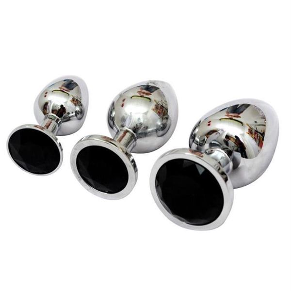 Máscaras de festa Berg cristal prata cor metal quintal aço inoxidável plug anal engate 100% Brand244o