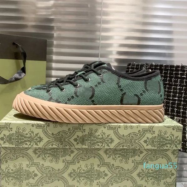 2023-Men Women Designer Casual Shoes Canvas Moda Vintage Tênis Popular Floral com Cadarço Clássico Sapato Ao Ar Livre Sapatos de Caminhada